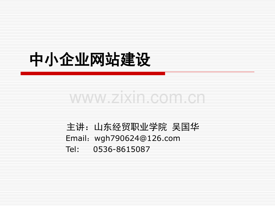 中小企业网站建设.pptx_第1页