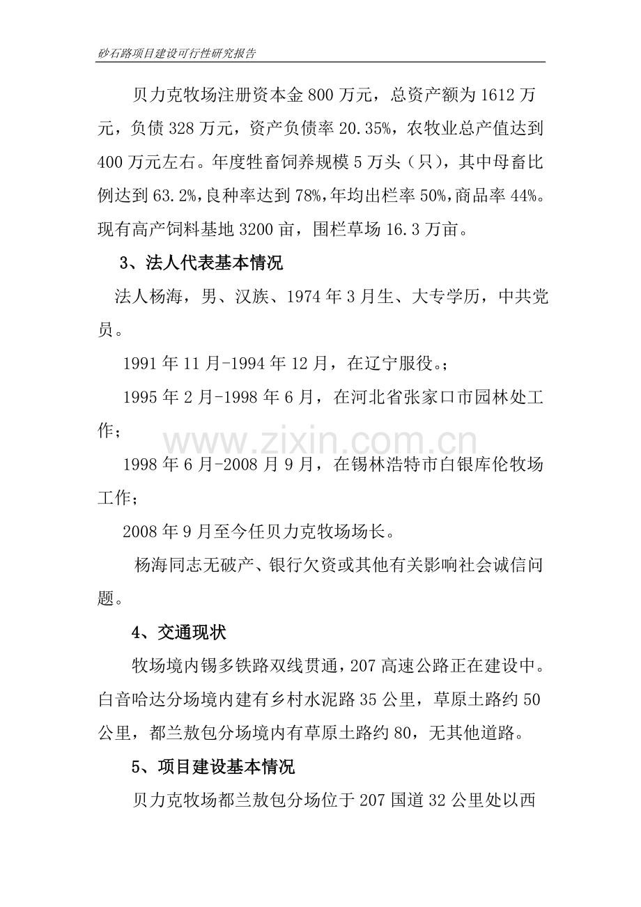 砂石路项目建设可行性研究报告.doc_第2页