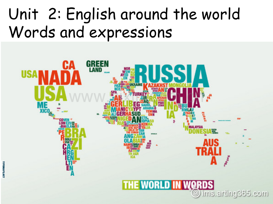 人教新课标必修一Unit2Englisharoundtheworld词汇课件共22张.pptx_第1页