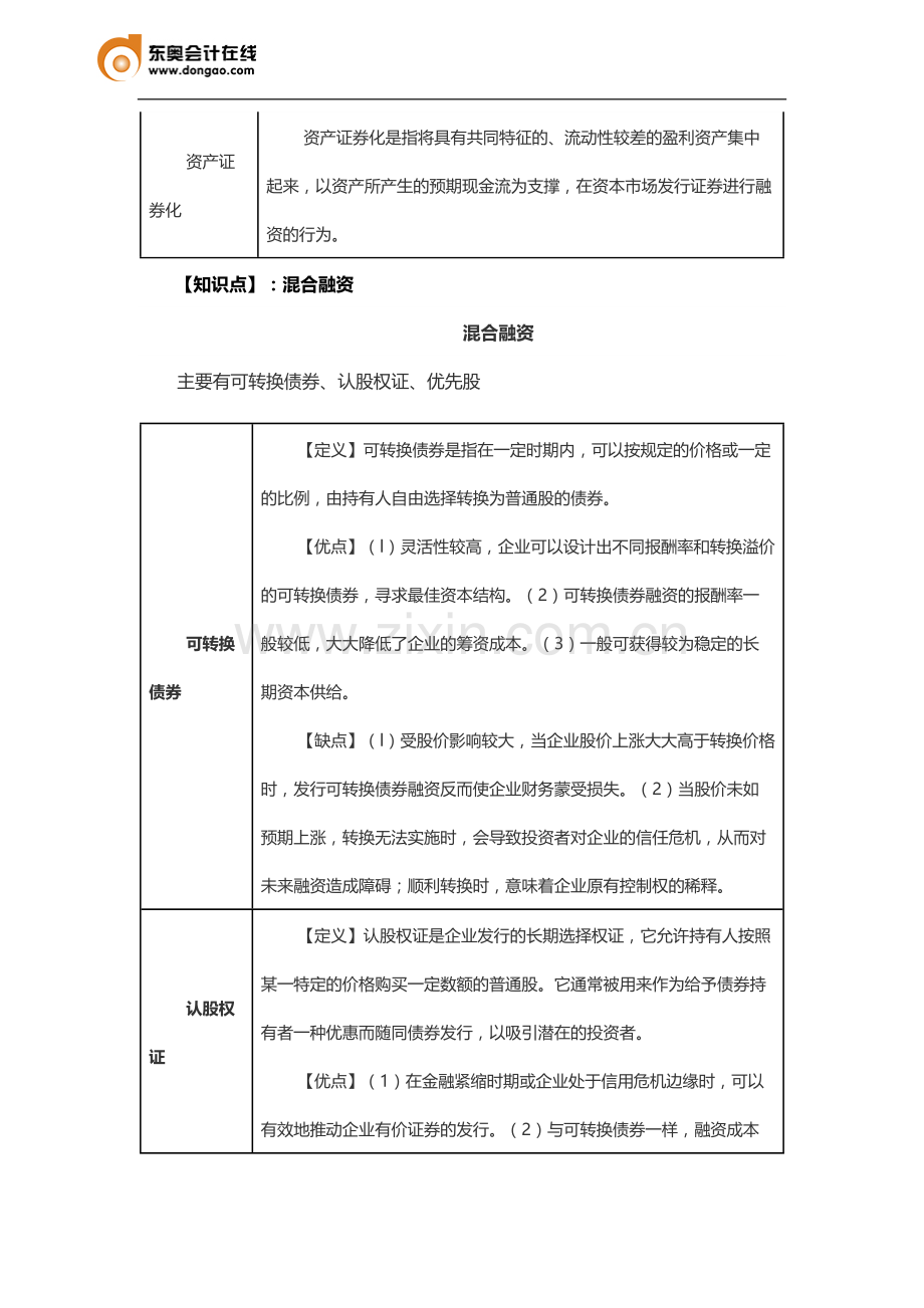 2018高级会计实务基础知识其他特殊融资方式.docx_第2页