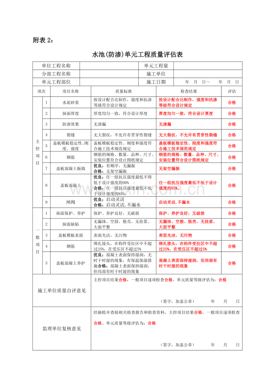 农村饮水工程质量评定表格.doc_第2页