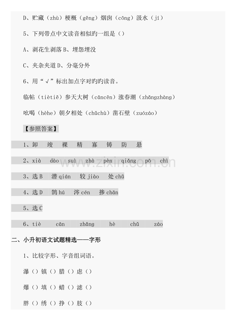 2023年新版小升初语文总复习资料汇总.doc_第2页