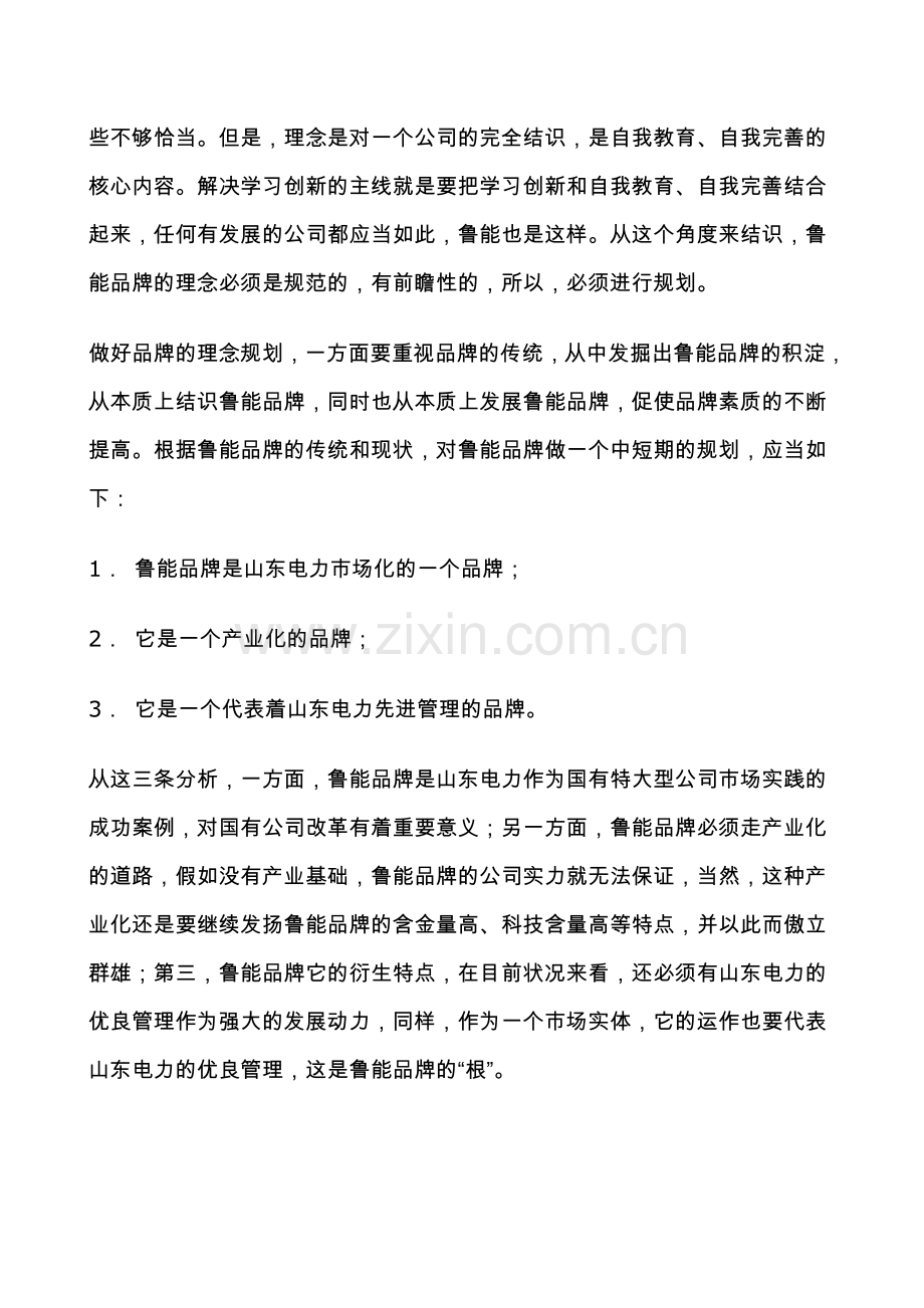 著名咨询公司鲁能品牌战略与规划方案.doc_第2页