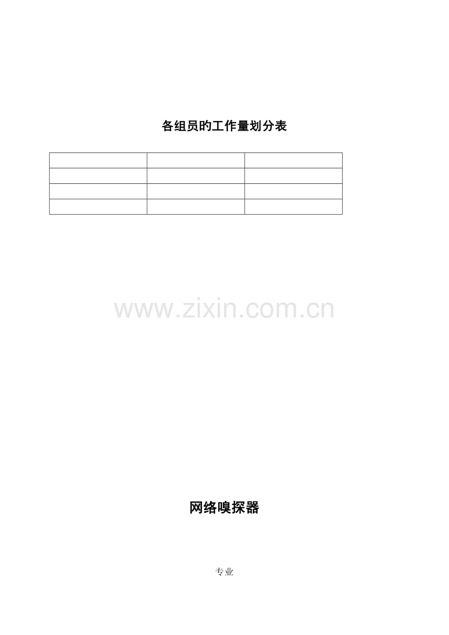 网络嗅探器课程设计报告.doc_第2页
