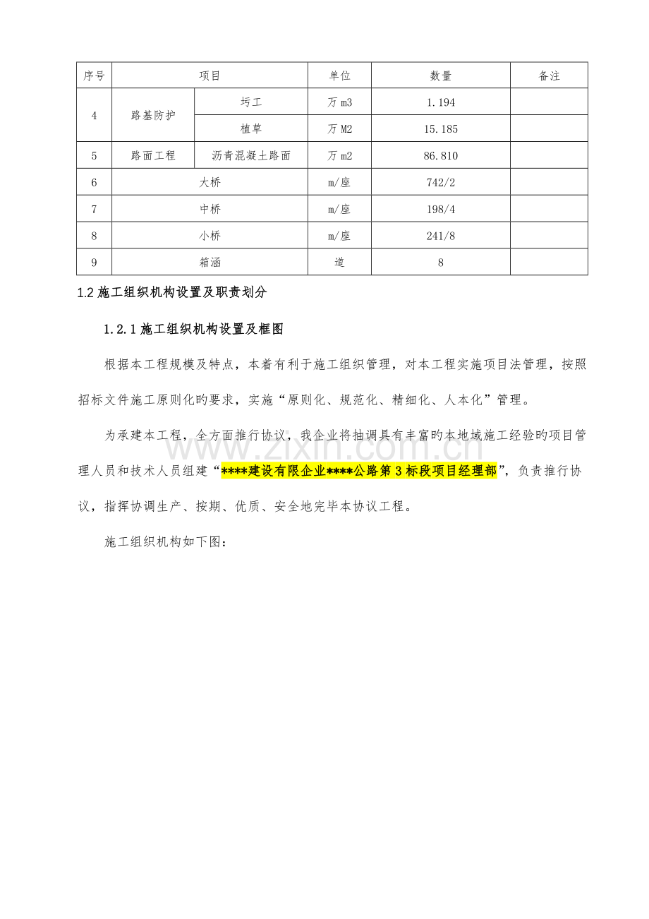 高速公路标段施工组织设计.docx_第2页