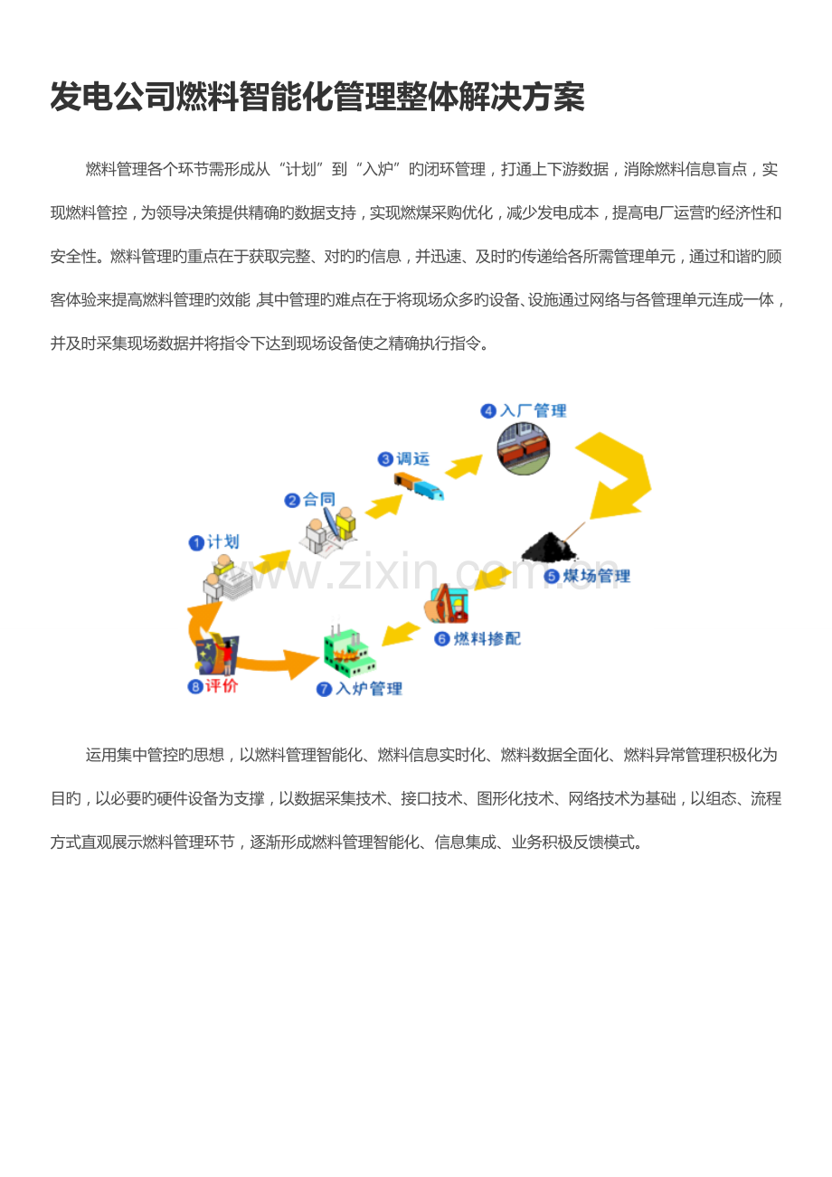 火电企业燃料智能化的全闭环管理.doc_第1页