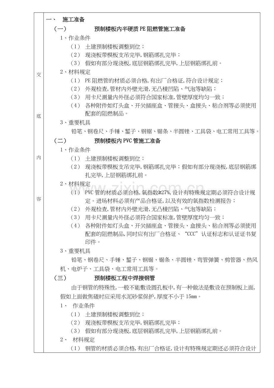 砌体内管路敷设分项工程质量技术交底卡.doc_第2页