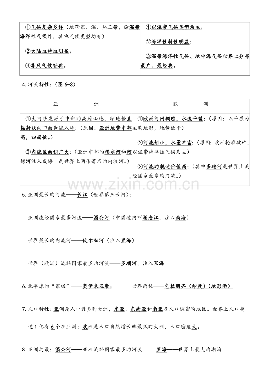 2023年湘教版七年级下册地理知识点.docx_第2页