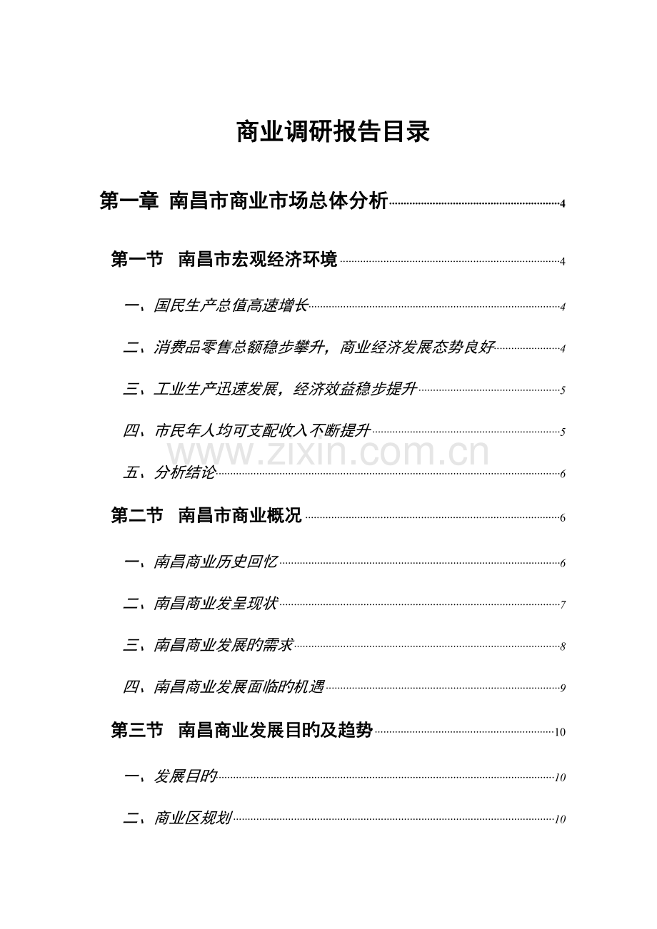 南昌商业市场调研报告.doc_第1页