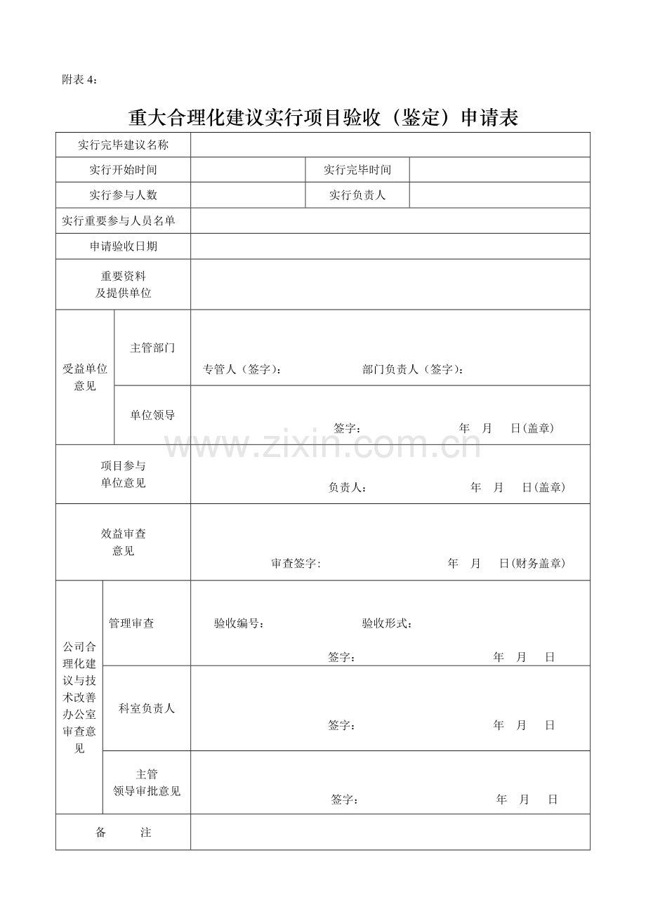 重大项目实施申请表附表奖励表附表证书.doc_第1页