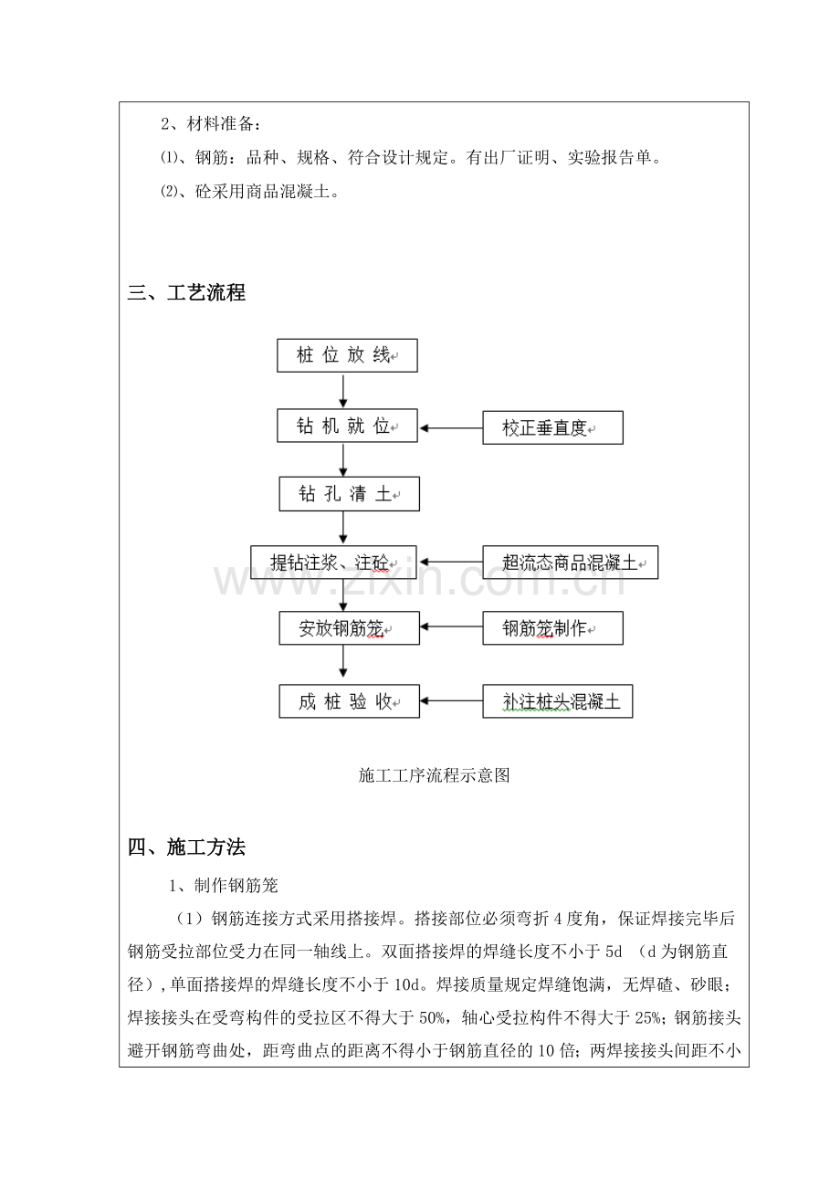 超流态压灌混凝土灌注桩施工技术交底.doc_第2页