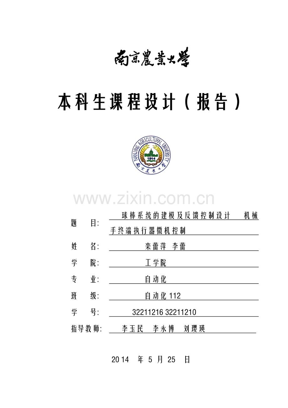 球棒控制系统设计.doc_第1页
