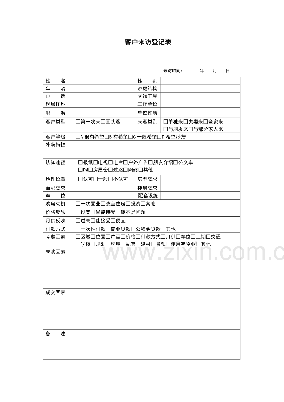 售楼部所有表格正式.doc_第2页