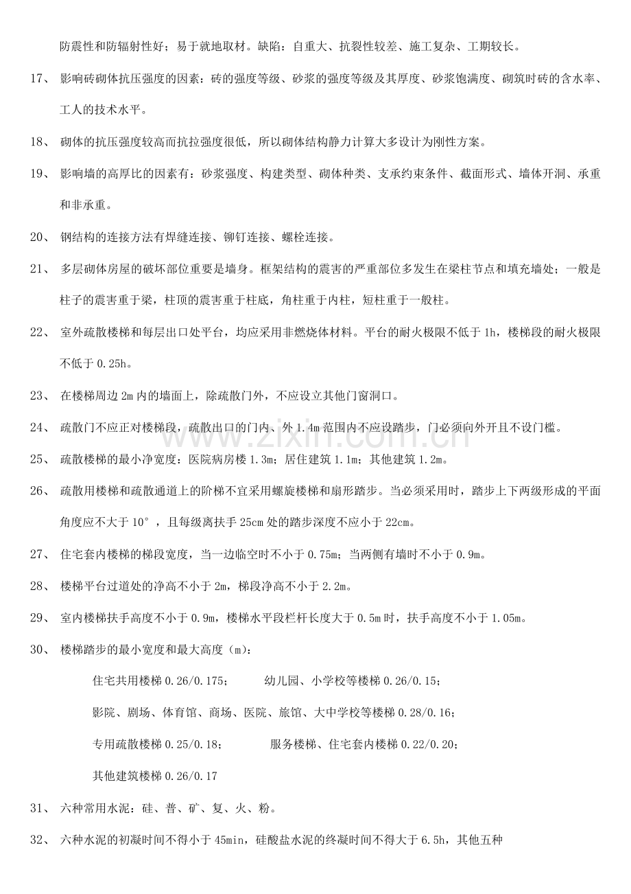 一级建造师建筑工程实务知识点汇总.doc_第2页
