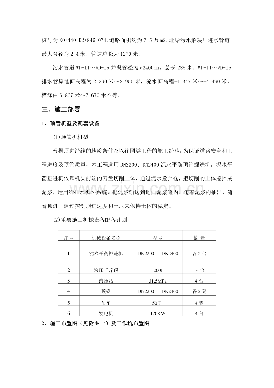 污水处理厂顶管施工方案.doc_第2页