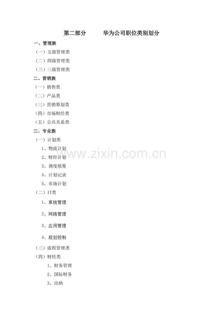 华为公司职位类别划分.doc_第2页