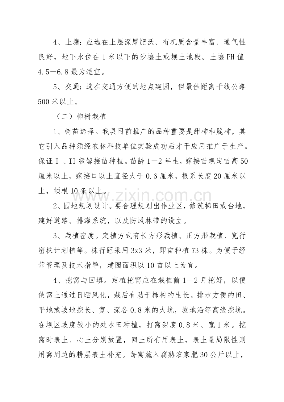 甜脆柿栽培管理技术及管理年历.doc_第2页
