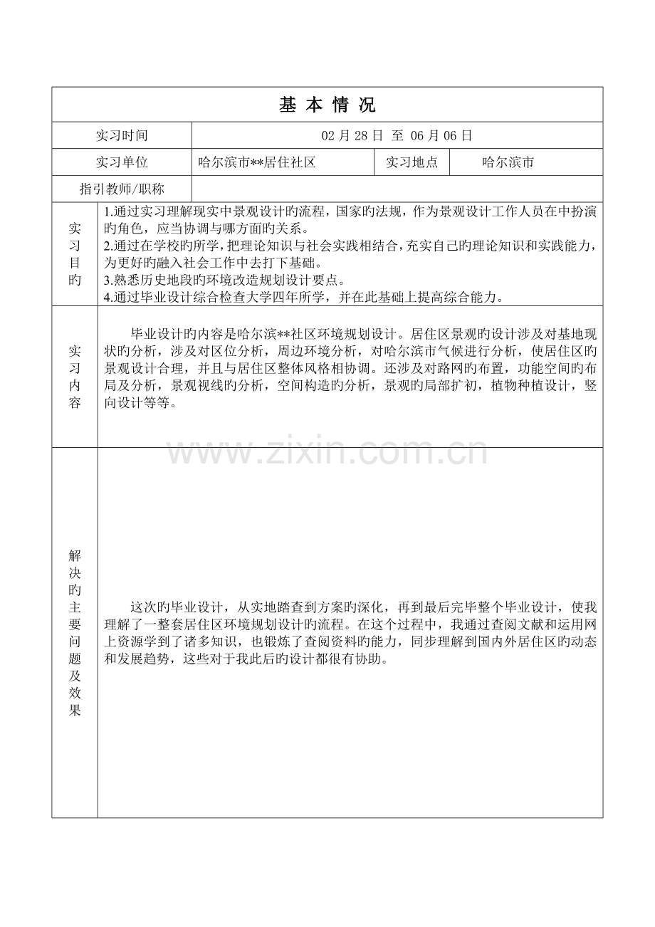 东北林业大学毕业实习报告.doc_第2页