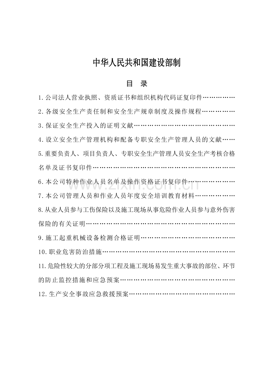 企业安全生产许可证申请表材料范文.doc_第2页