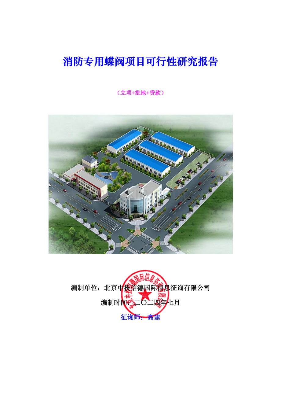 消防专用蝶阀项目可行性研究报告.doc_第1页
