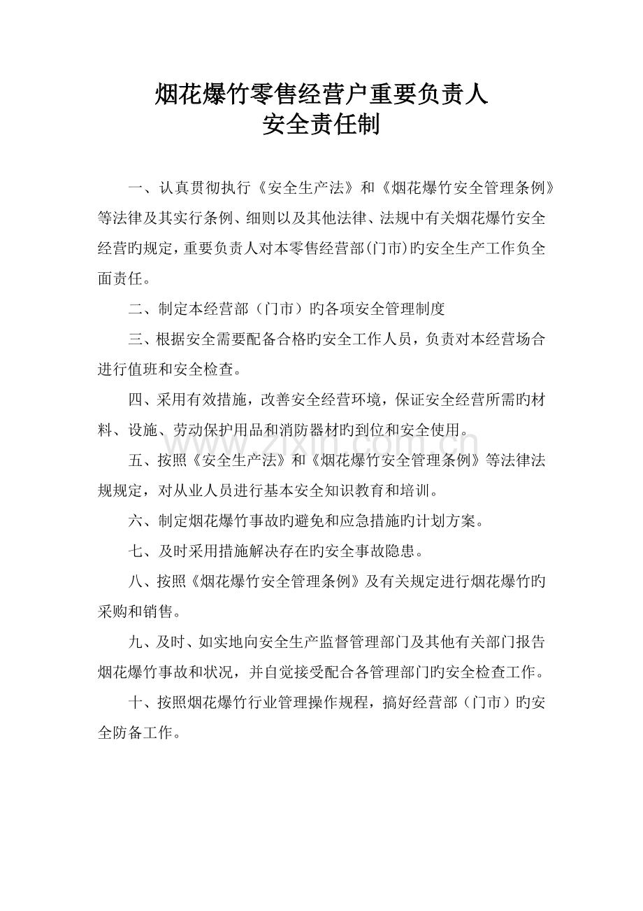 烟花爆竹安全管理十项制度.docx_第1页