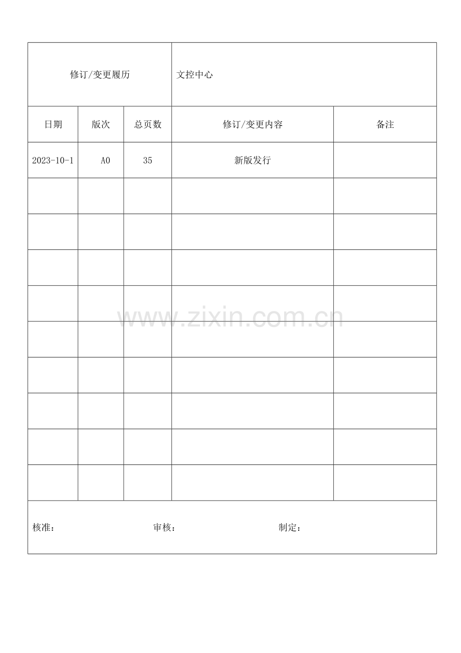 品质手册样本.doc_第1页