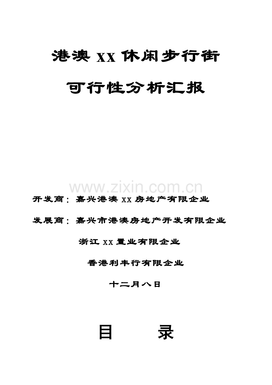 休闲步行街可行性分析报告.doc_第2页