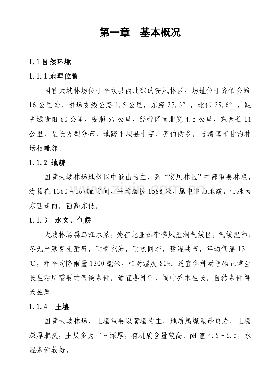 正式文本大坡林场经营方案.doc_第1页