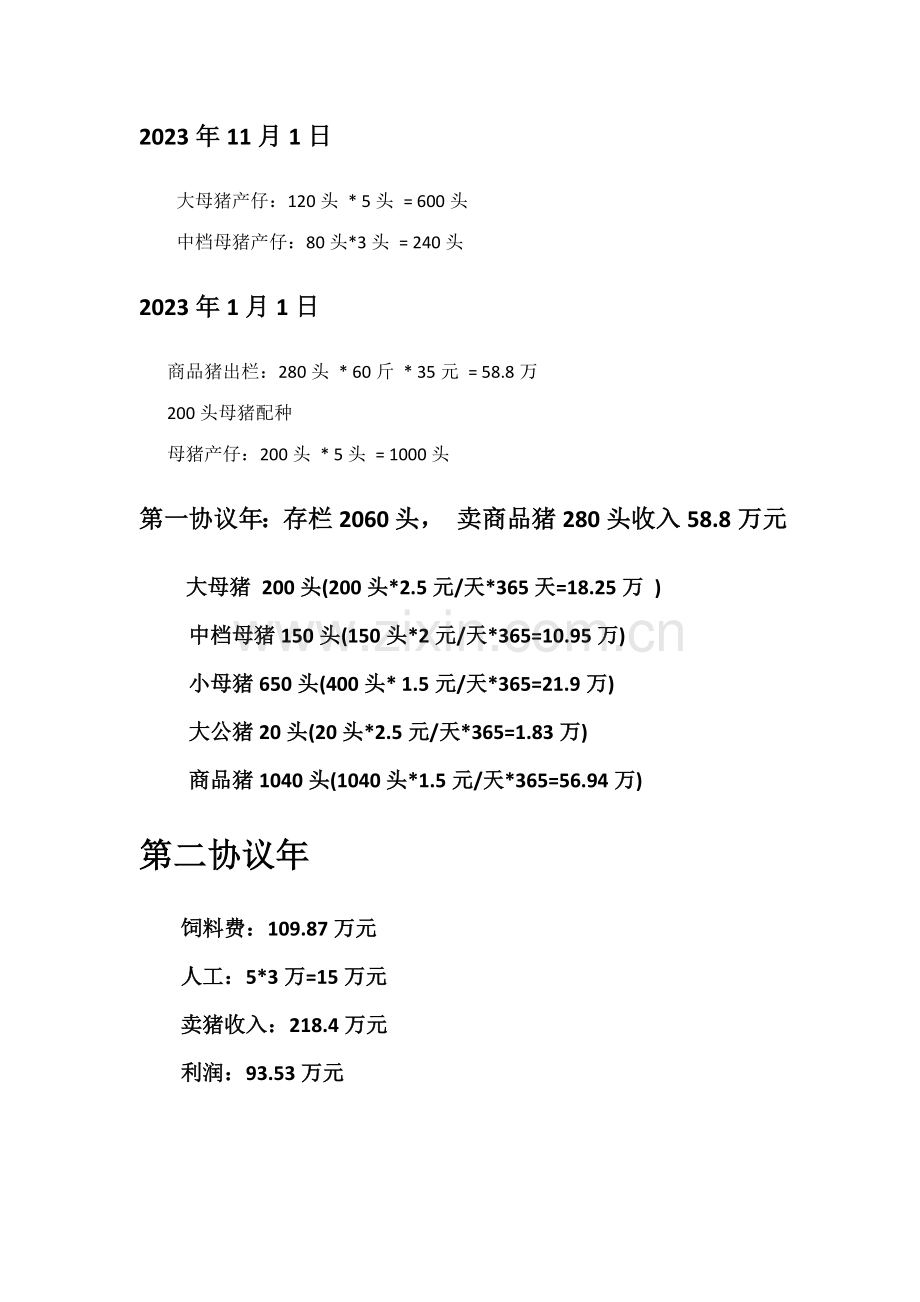藏香猪养殖计划书.doc_第2页