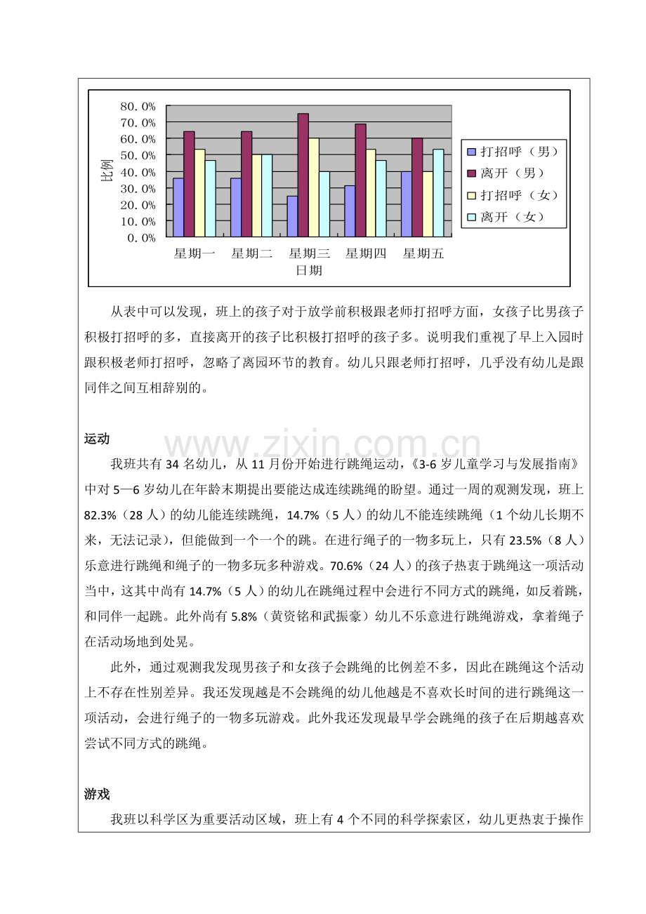 幼儿园班级一日活动保教工作质量分析.doc_第2页
