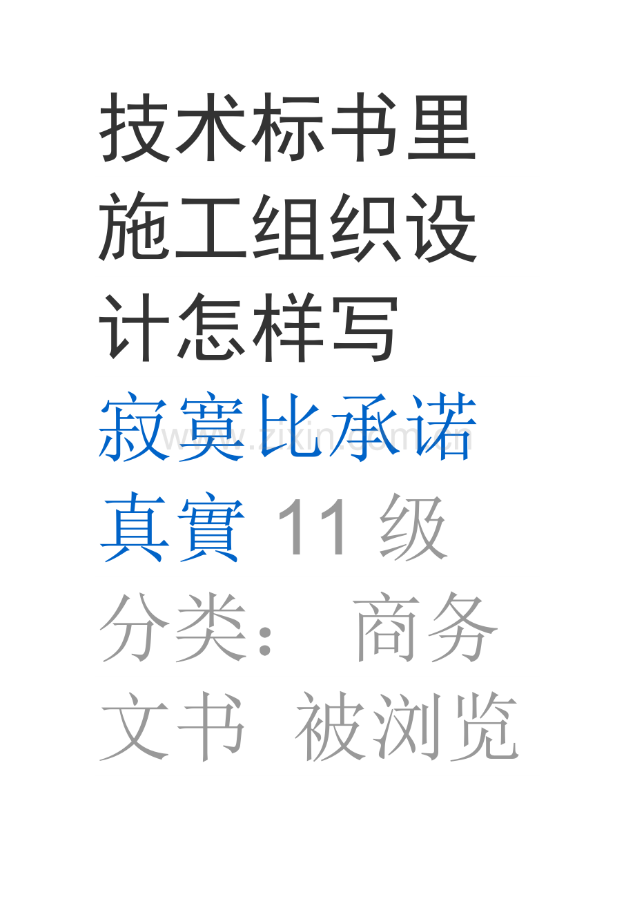 交通安全设施技术标书暗标.doc_第1页