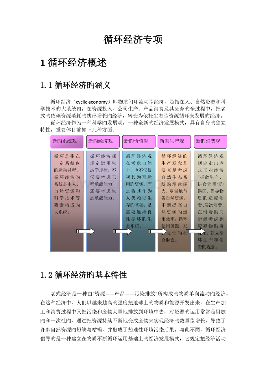 循环经济专题(旧).docx_第1页