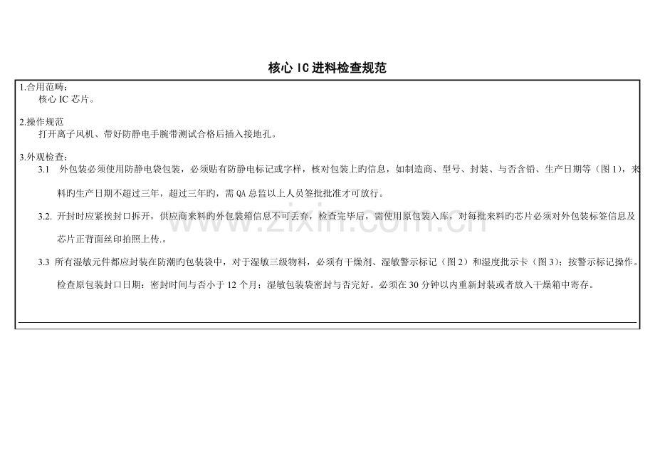 关键IC进料检验规范.doc_第1页