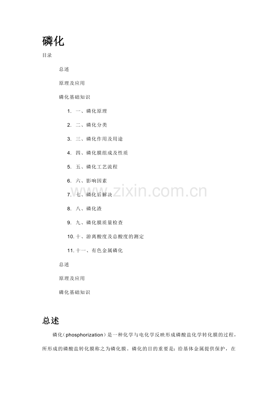 磷化处理及工艺.doc_第1页