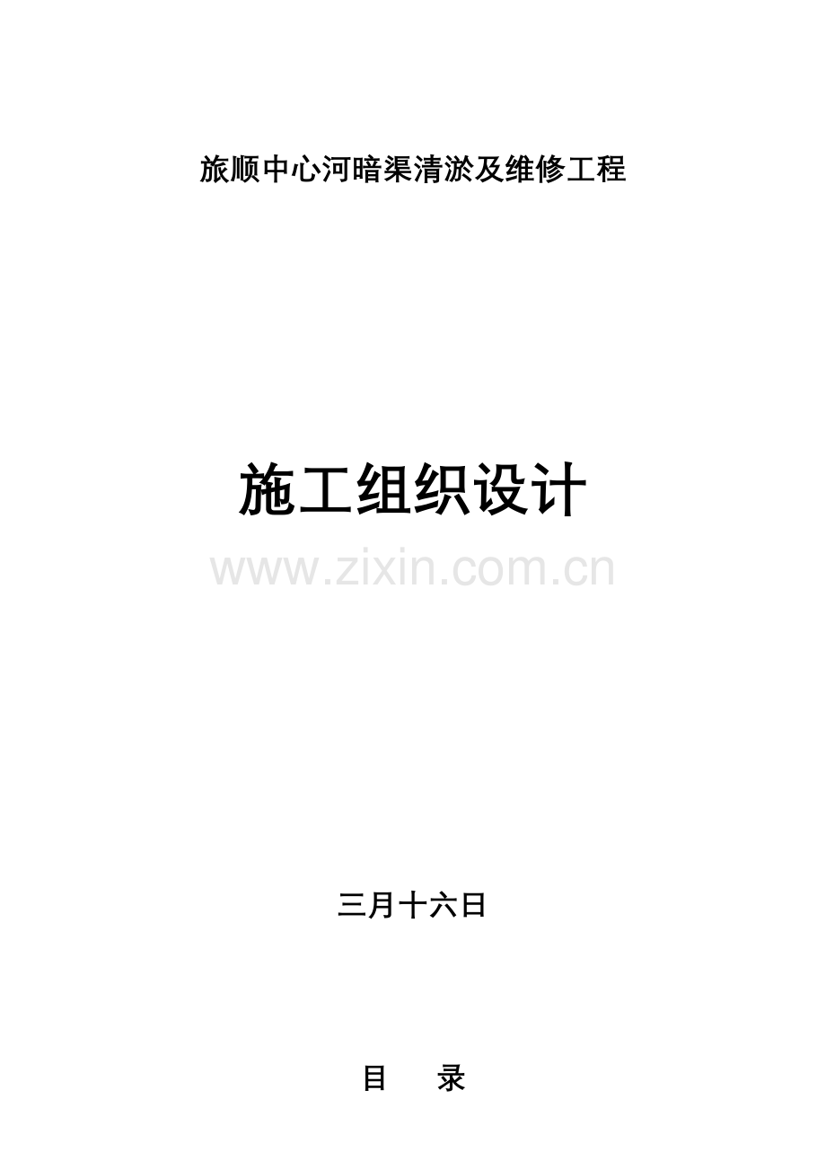 施工组织设计中心河工程.doc_第1页