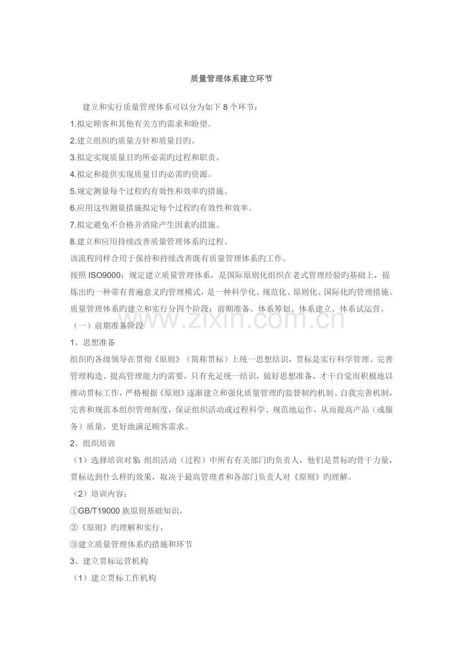 质量管理体系建立步骤.docx_第1页