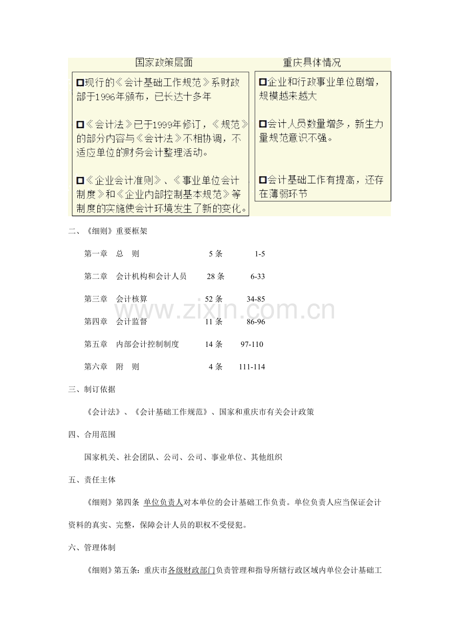 重庆市会计基础工作规范实施细则.doc_第2页