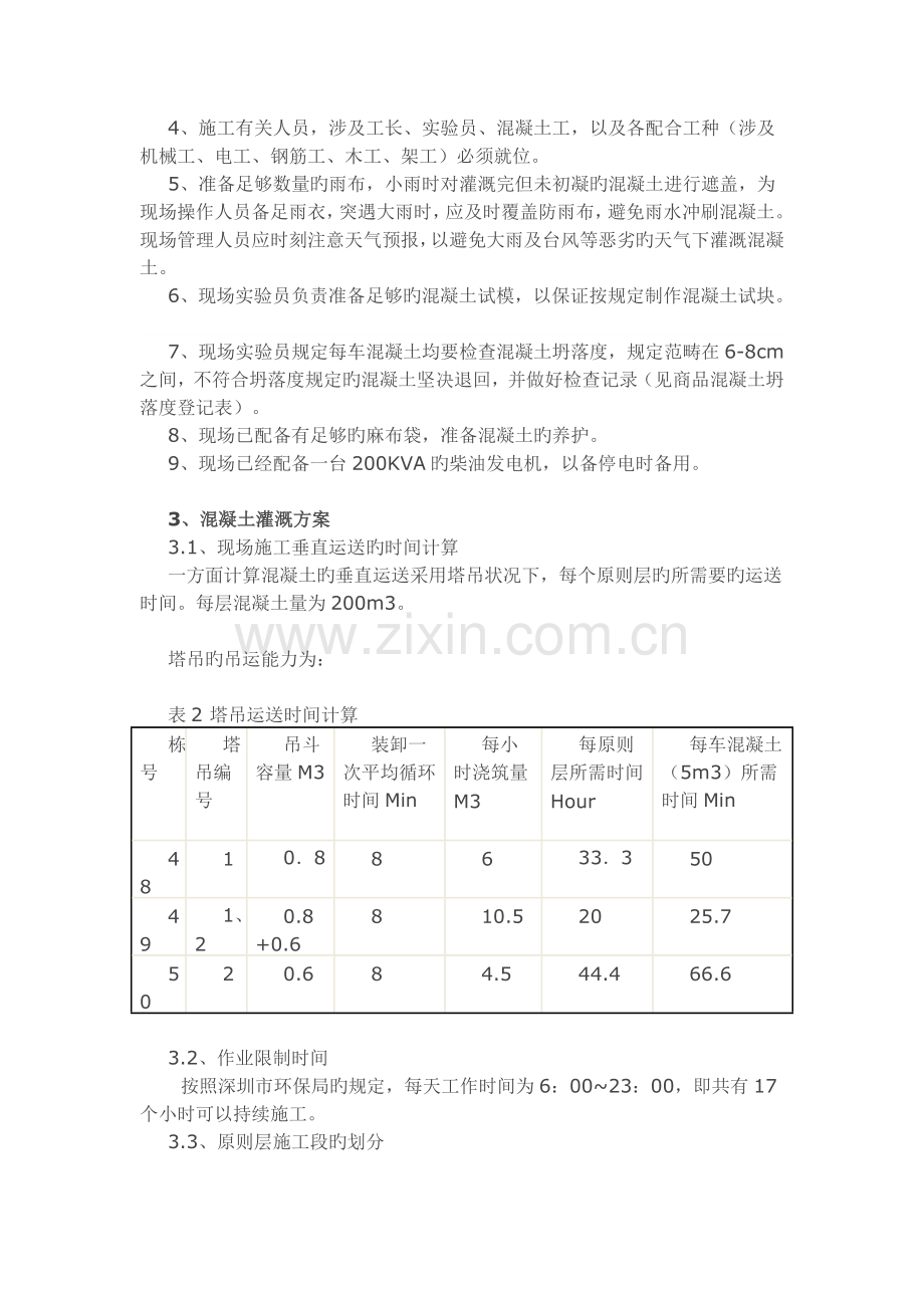 非泵送混凝土浇筑技术.docx_第2页