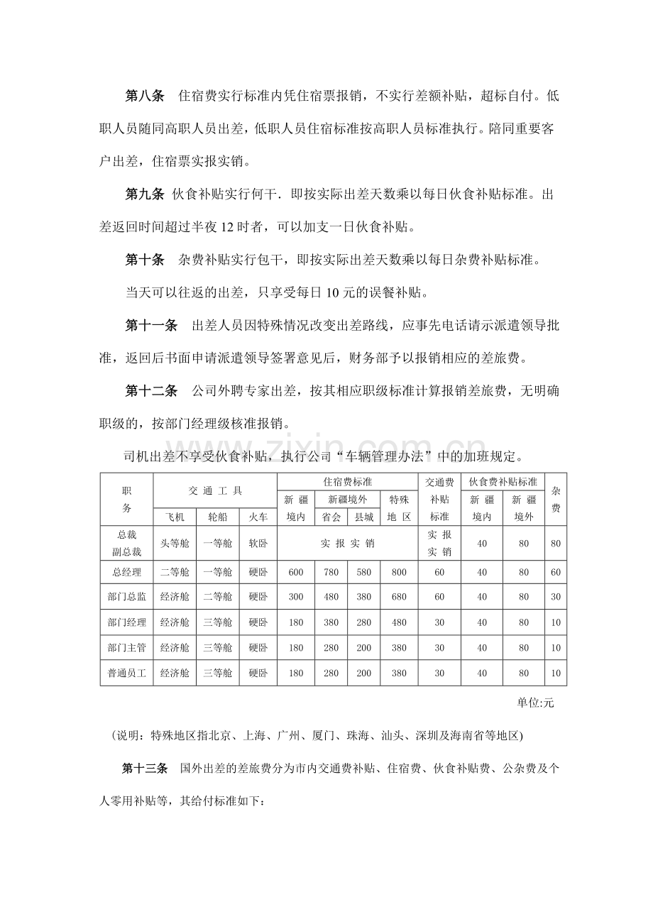 差旅费管理制度陈氏.doc_第2页