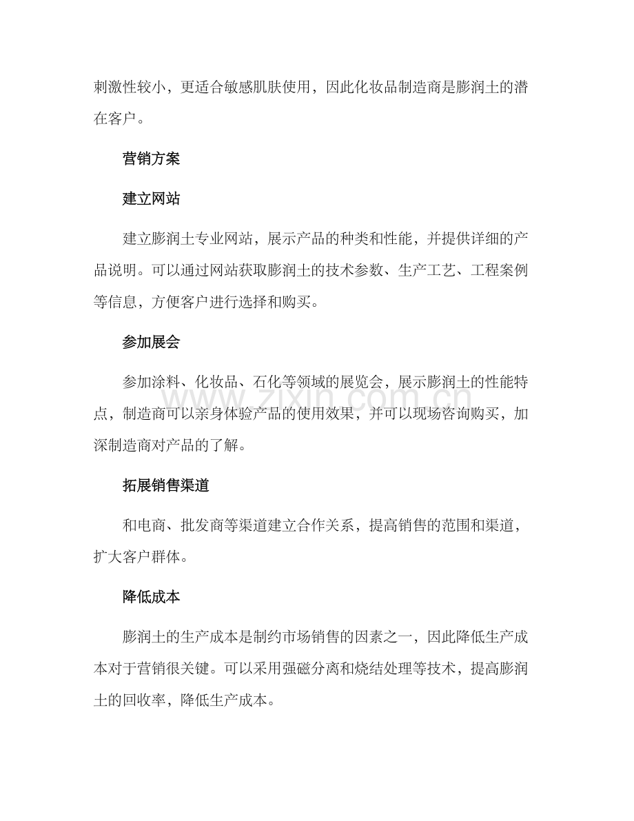 膨润土营销方案.docx_第2页
