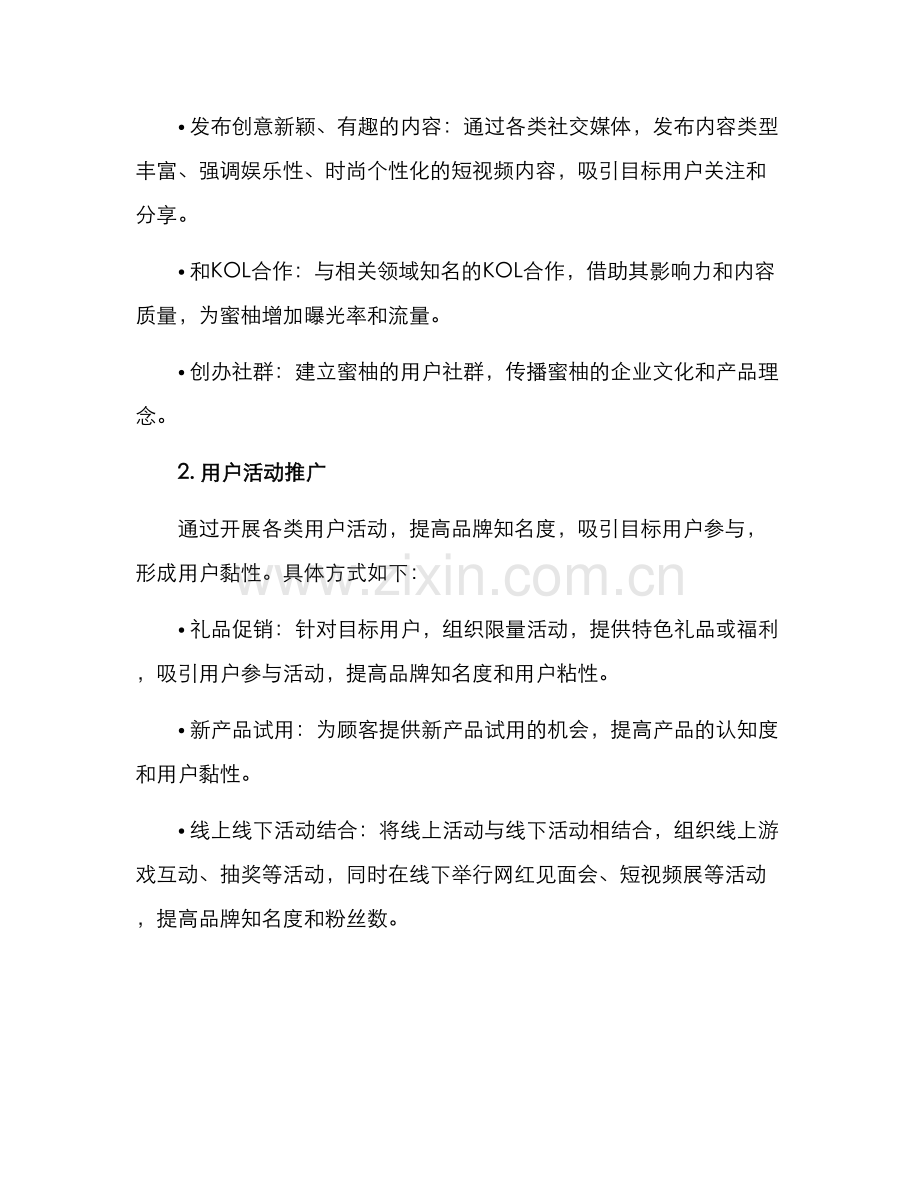 蜜柚营销推广方案.docx_第2页