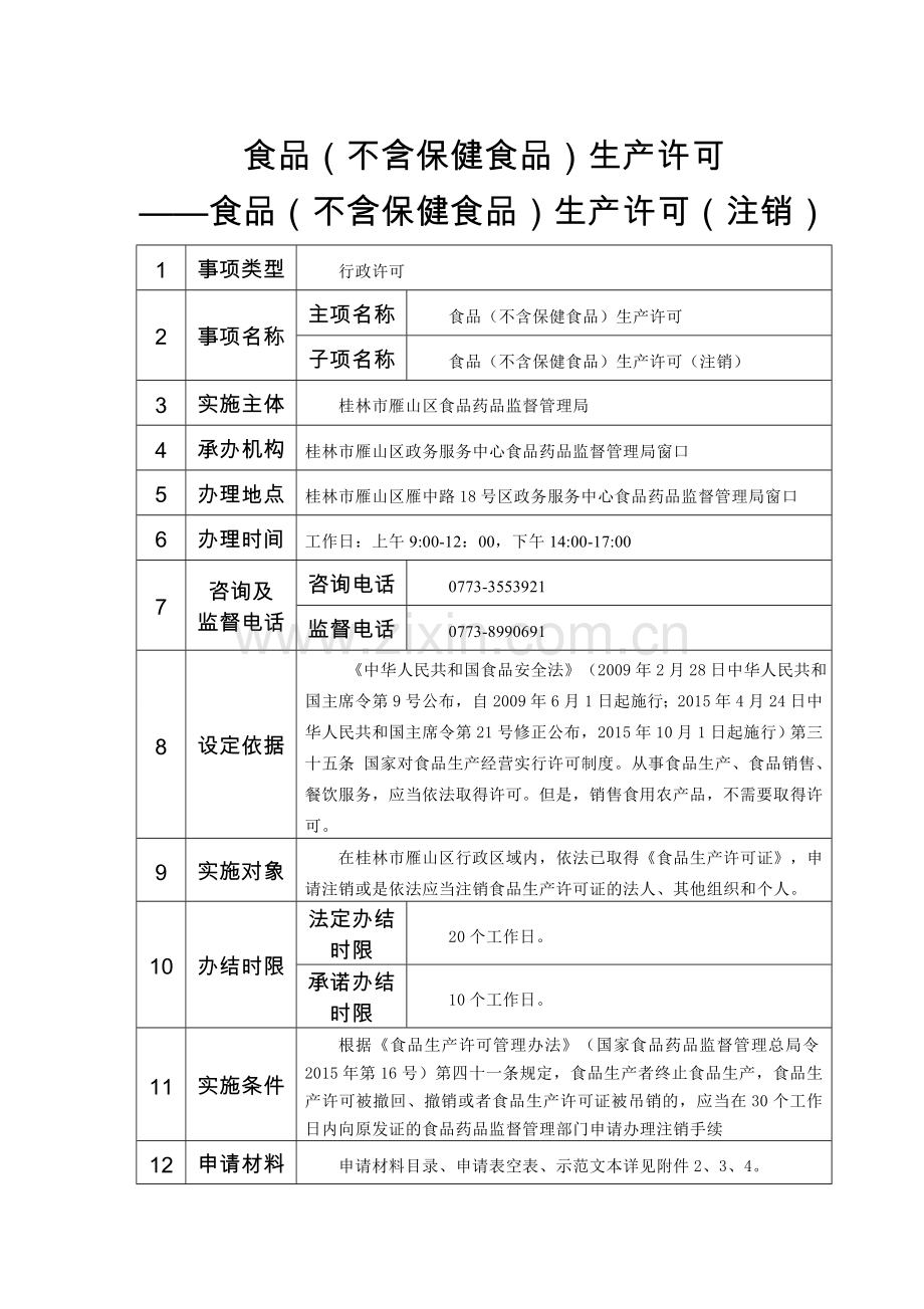 食品不含保健食品生产许可.doc_第1页