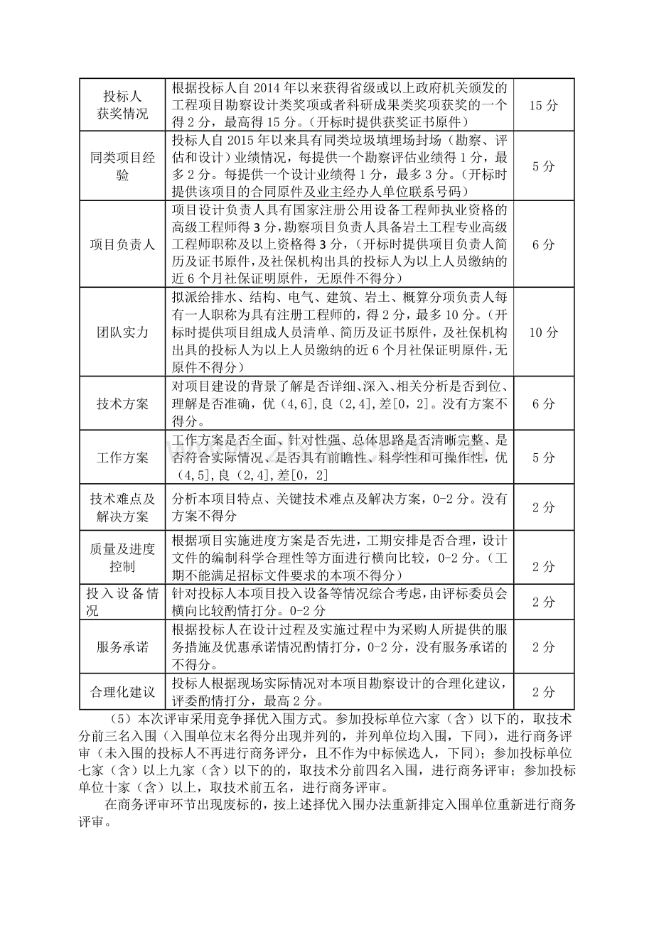 诸暨市白毛尖垃圾填埋场封场治理勘察设计服务采购项目采购.doc_第2页