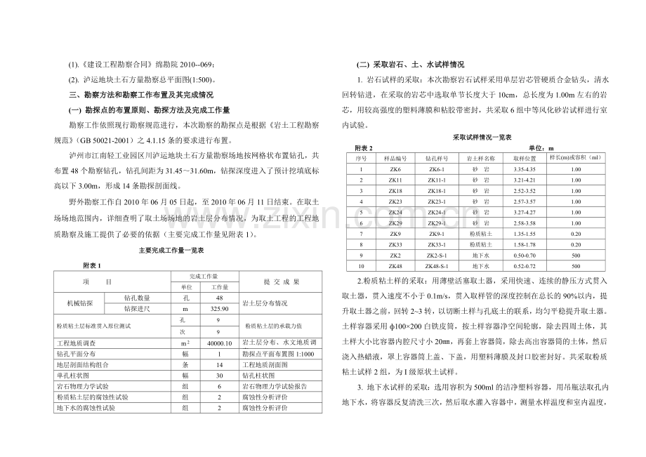 川泸运地块土石方量勘察报告报告.doc_第2页