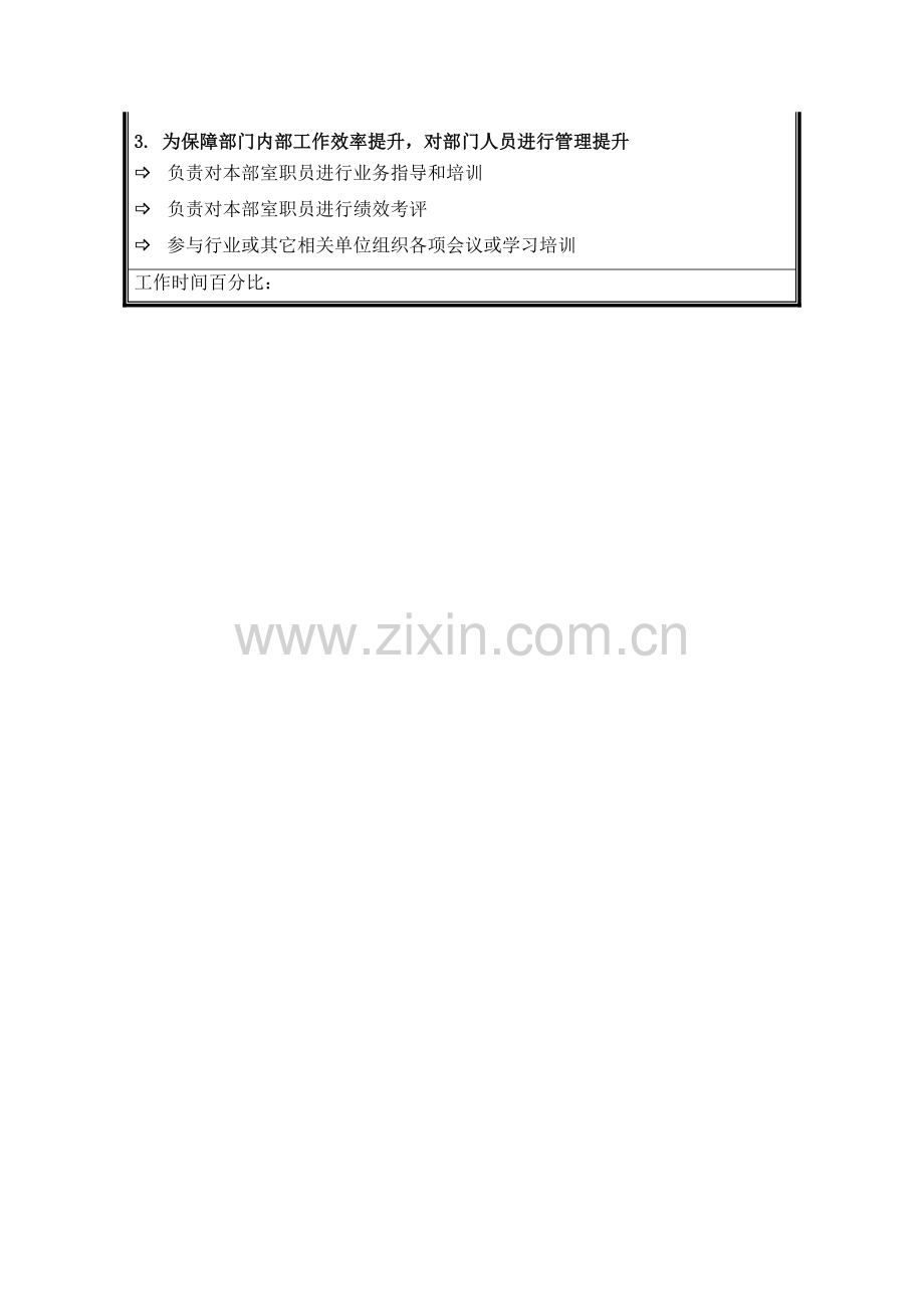 总经理办公室四大职务说明书样本.doc_第2页