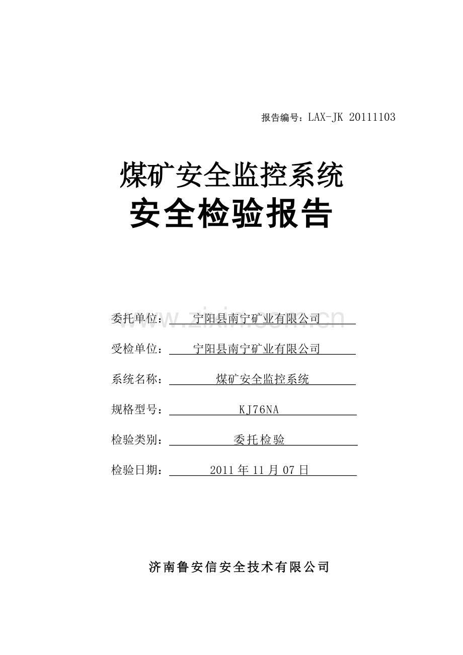 监控系统检测报告.doc_第1页