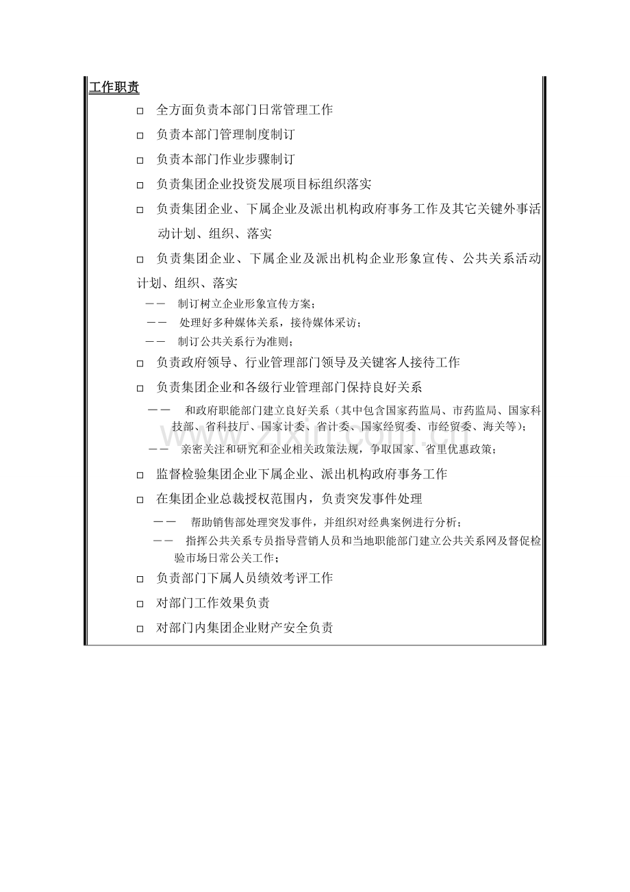 总裁办公室主岗位职责样本.doc_第2页