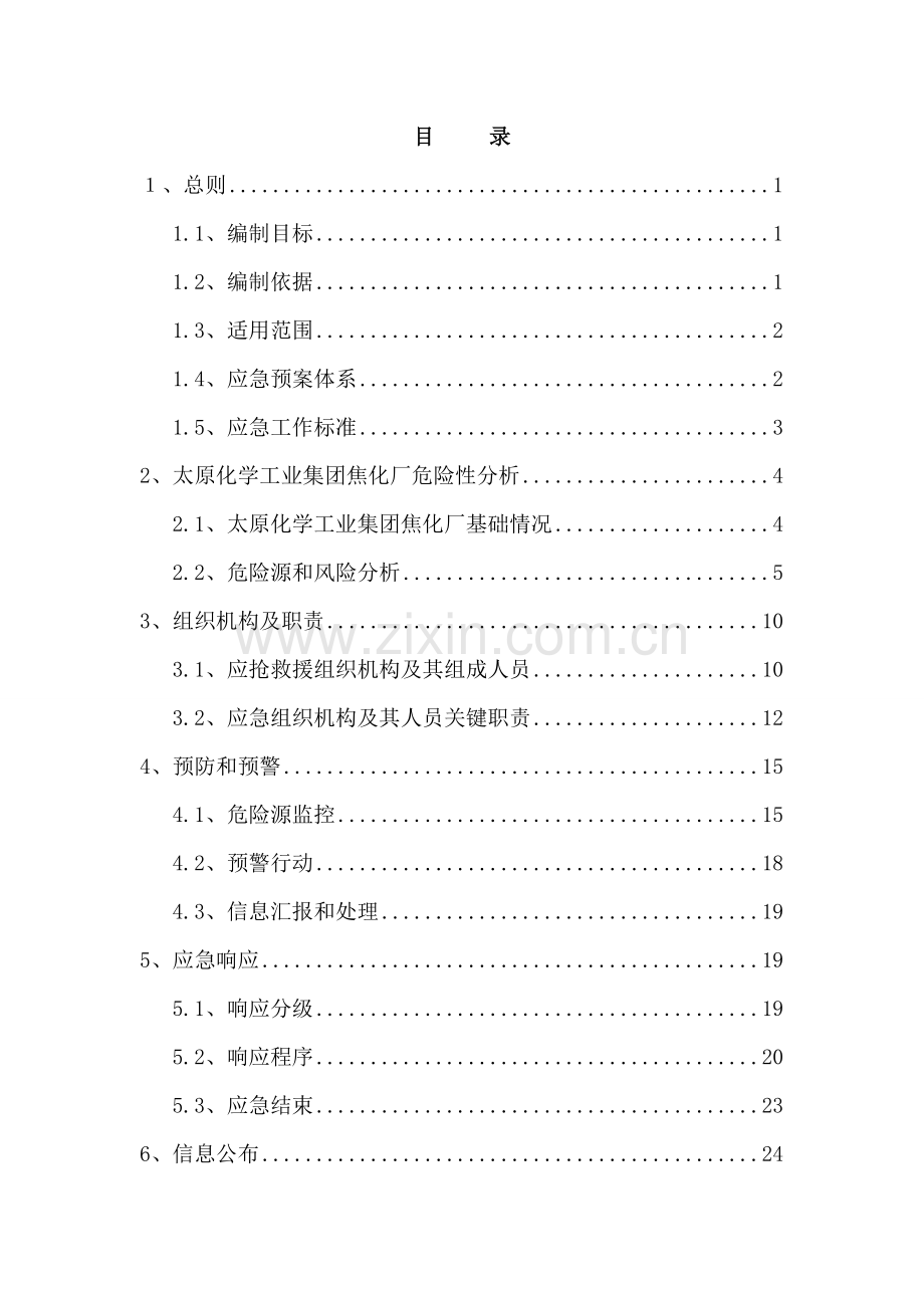公司焦化厂安全生产事故综合应急预案样本.doc_第2页