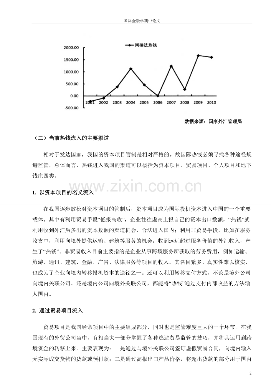 热钱流入对中国经济的影响极其对策分析.doc_第2页