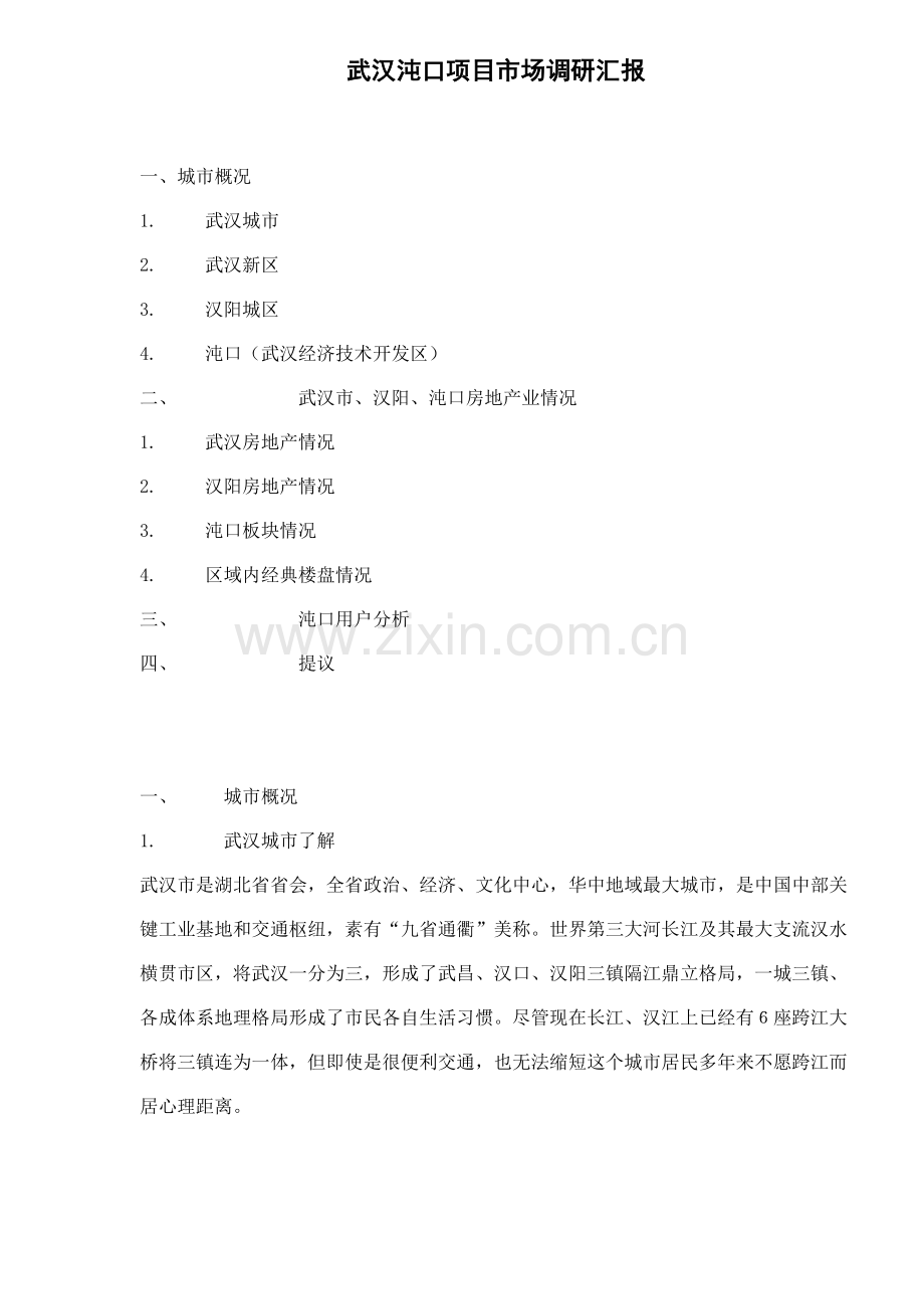 开发区项目市场调研报告样本.doc_第1页